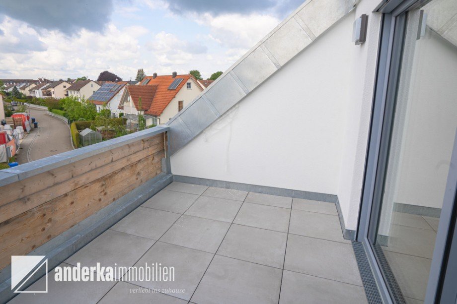 Dachloggia Dachgeschosswohnung Ichenhausen