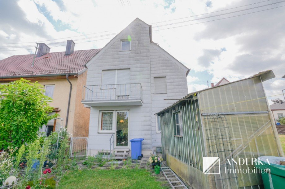 R�ckansicht Einfamilienhaus Ichenhausen