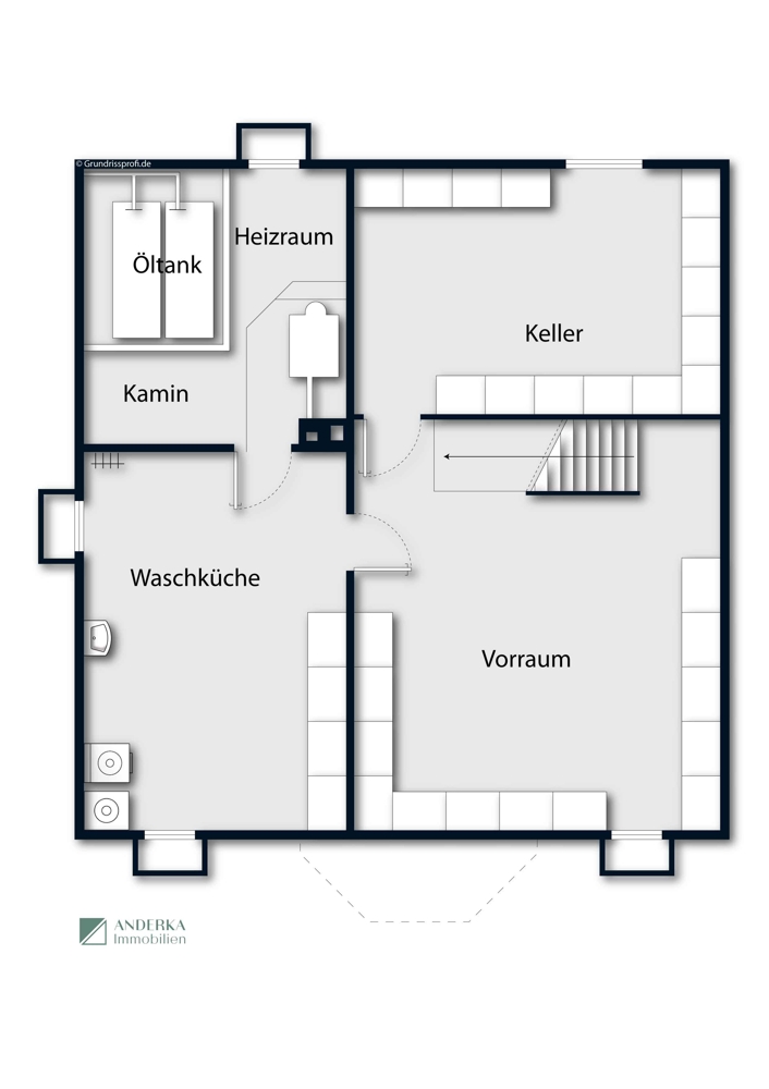 Kellergeschoss Einfamilienhaus Bubesheim