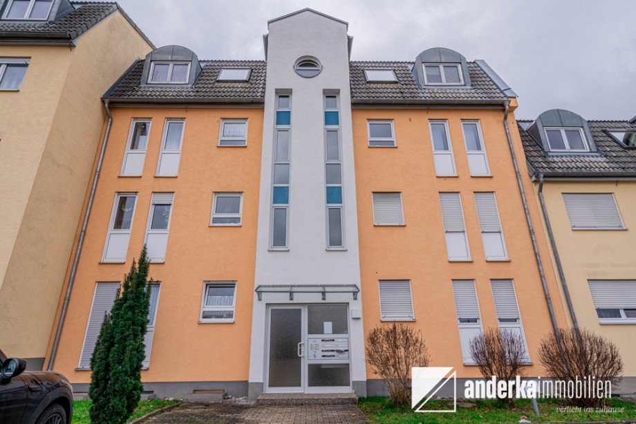 Hausansicht Etagenwohnung Leipheim