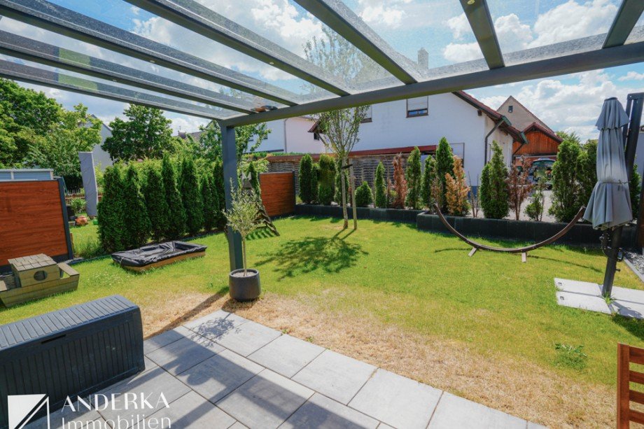 Terrasse und Garten Reihenendhaus Leipheim