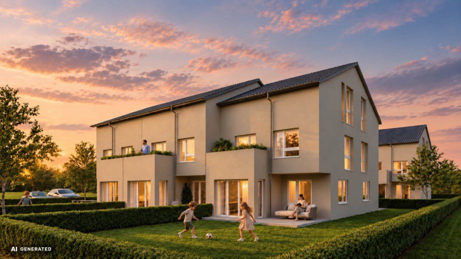 AU�envisualisierung Reihenmittelhaus Neu-Ulm / Steinheim
