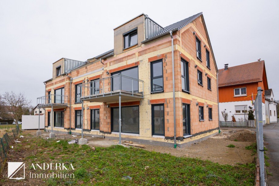 Au�enansicht Dachgeschosswohnung Dietenheim