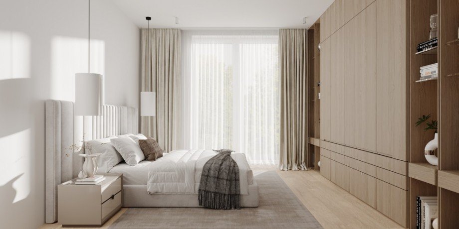 Visualisierung Schlafzimmer Etagenwohnung Bubesheim