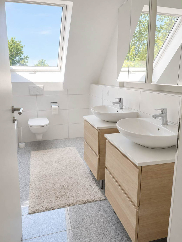 Badezimmer Doppelhaush�lfte G�nzburg / Nornheim