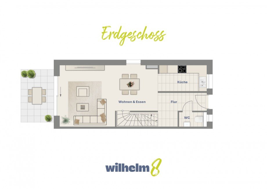 Erdgeschoss Doppelhaush�lfte Gundelfingen an der Donau