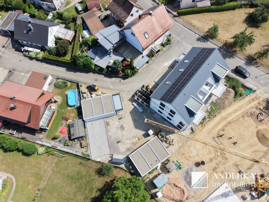 Vogelperspektive Dachgeschosswohnung Dietenheim