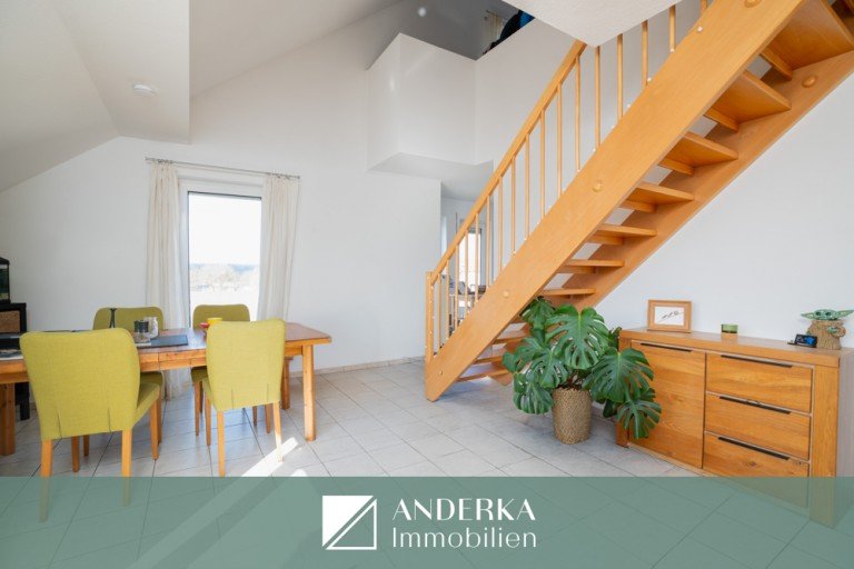  Jettingen-Scheppach Maisonettewohnung Wohnen mit Galerie-Charakter: 4-Zimmer-Maisonette mit S�d-Loggia!