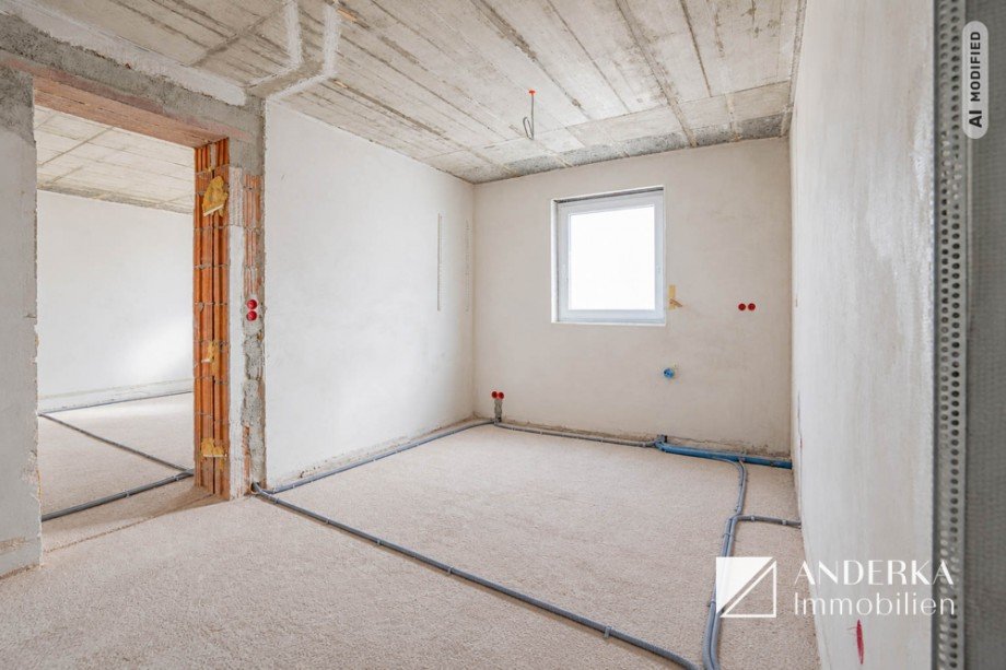 Baufortschritt K�che Etagenwohnung Haunsheim