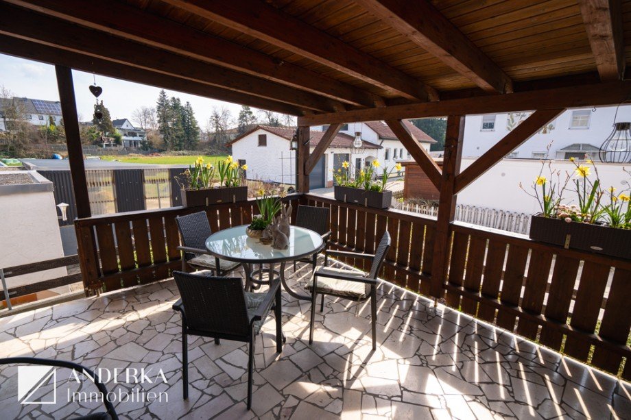 �berdachte Terrasse Einfamilienhaus Pfaffenhofen an der Roth