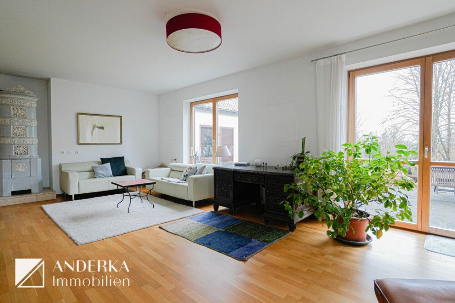 Wohnzimmer Bungalow Offingen