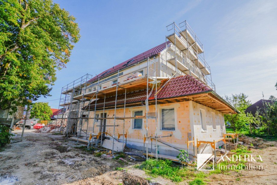 Baufortschritt Etagenwohnung Haunsheim