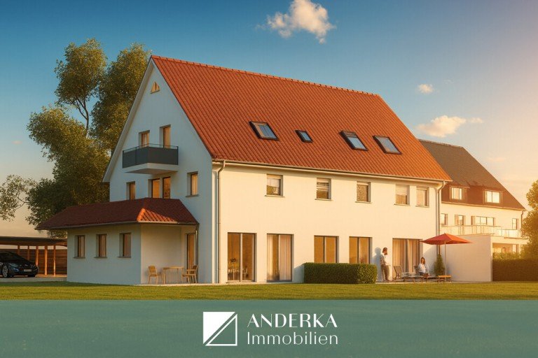  Haunsheim Dachgeschosswohnung Helle Dachgeschosswohnung mit fantastischem Schlossblick!