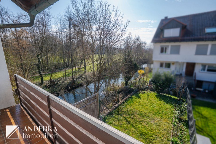 Balkon Aussicht Reiheneckhaus G�nzburg