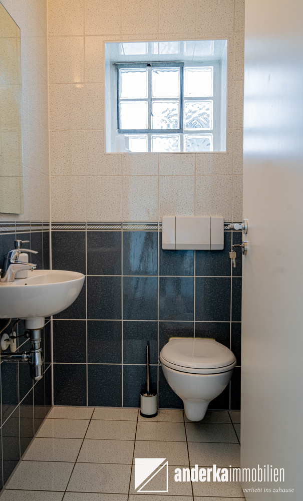 G�ste Toilette im 2. Obergeschoss Etagenwohnung G�nzburg
