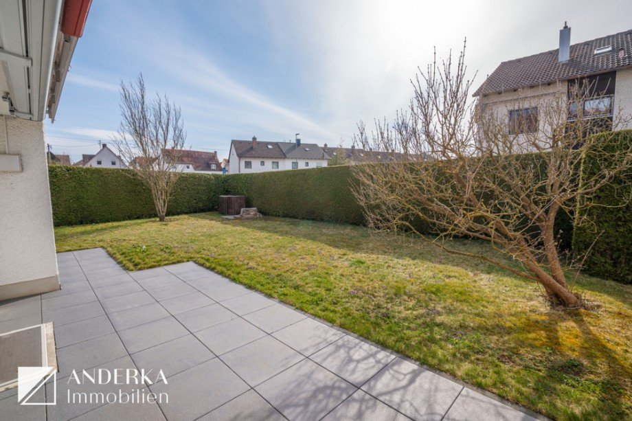 Terrasse Doppelhaush�lfte G�nzburg