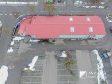 Luftaufnahme Attraktive Verkaufs- und Lagerhalle im stark frequentierten G�nzburger Gewerbegebiet!