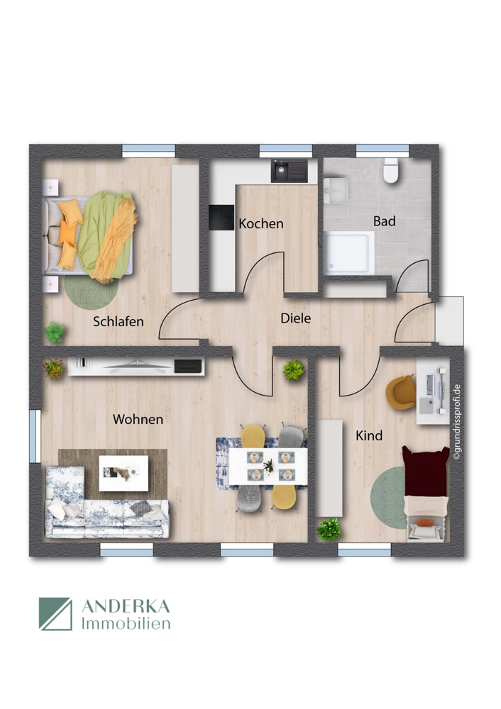 Erdgeschosswohnung Ichenhausen