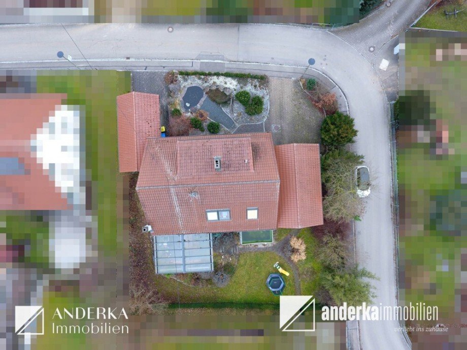 Drohnenaufnahme Einfamilienhaus K�tz / Gro�k�tz