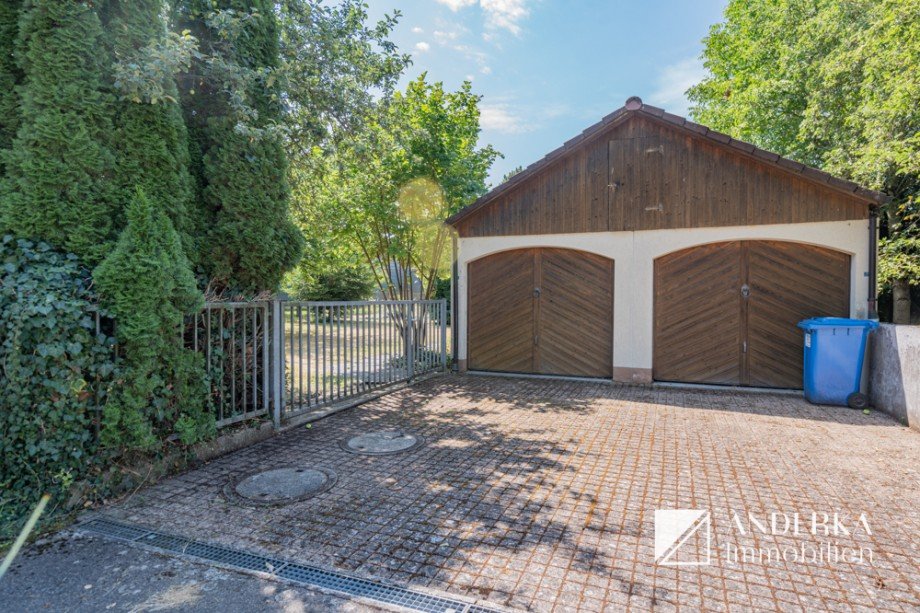 Zufahrt Bauplatz Zweifamilienhaus Leipheim