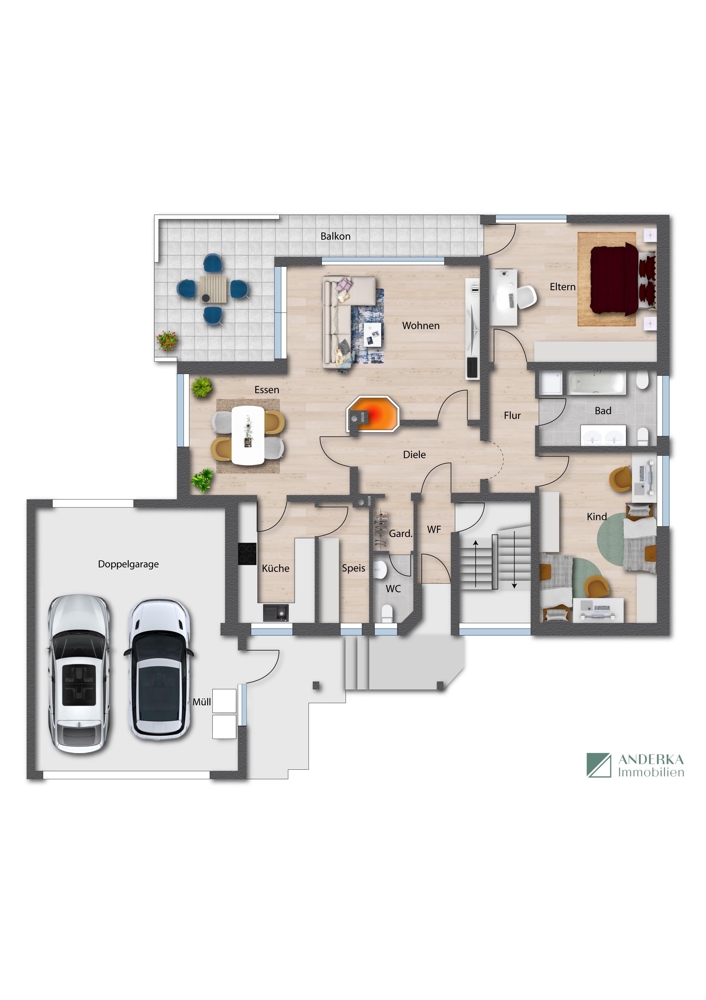 Erdgeschoss Zweifamilienhaus G�nzburg / Reisensburg
