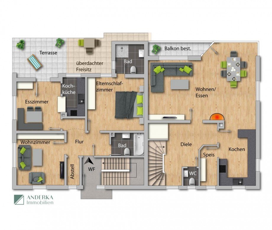 Erdgeschoss/Obergeschoss Mehrfamilienhaus K�tz / Gro�k�tz