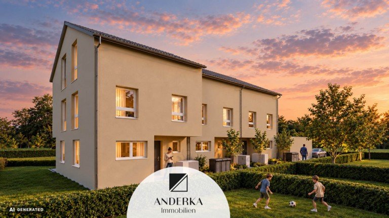  Neu-Ulm / Steinheim Reihenmittelhaus Platz f�r Ihr Familienleben - Neubau-Reihenmittelhaus mit Garten und Keller in NU-Steinheim