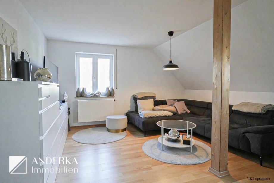 Wohnzimmer Maisonettewohnung G�nzburg / Denzingen