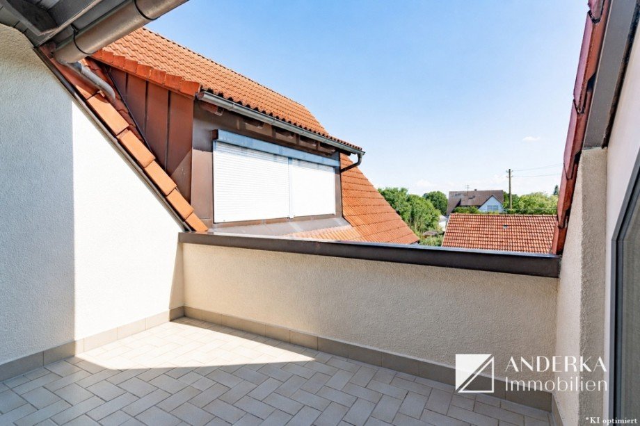 Dachloggia Dachgeschosswohnung G�nzburg / Riedhausen