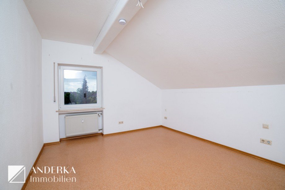 Schlafzimmer Dachgeschosswohnung Leipheim