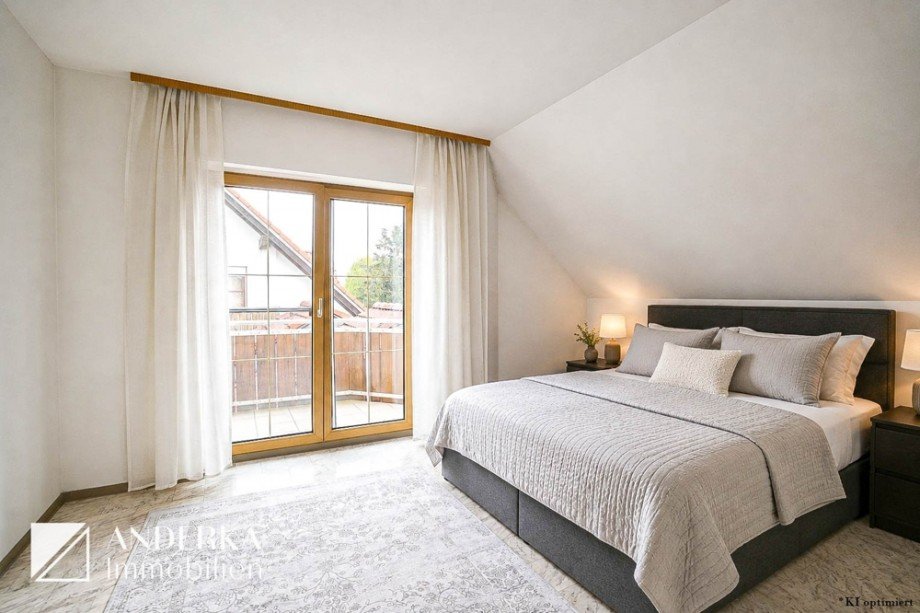 Schlafzimmer Doppelhaush�lfte Bibertal / Opferstetten