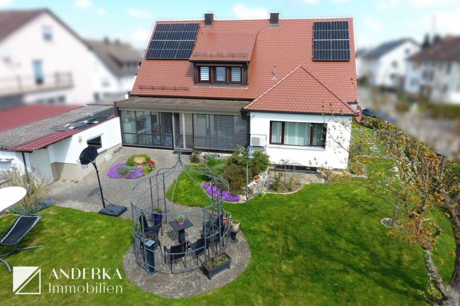 Luftaufnahme Einfamilienhaus Leipheim