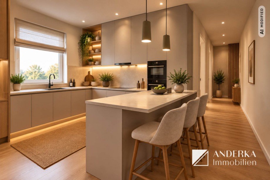 M�gliche Visualisierung K�che Etagenwohnung Haunsheim