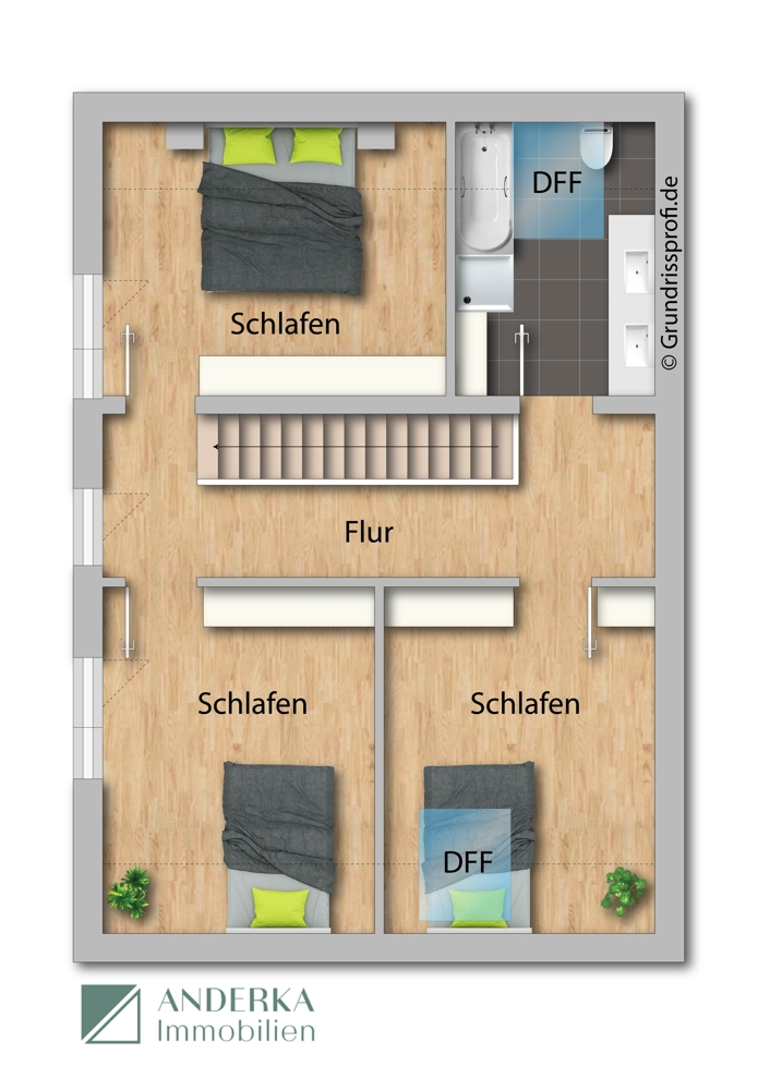 Dachgeschoss Doppelhaush�lfte G�nzburg / Nornheim