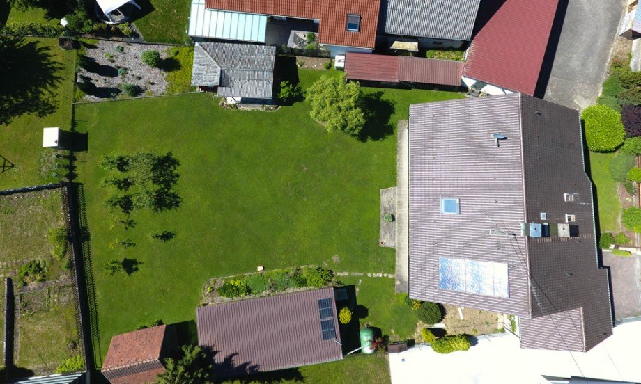 Luftaufnahme Zweifamilienhaus G�nzburg / Reisensburg