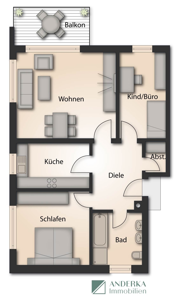 Etagenwohnung G�nzburg / Reisensburg