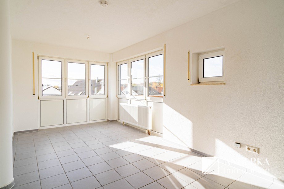 Wohnzimmer Etagenwohnung Burgau
