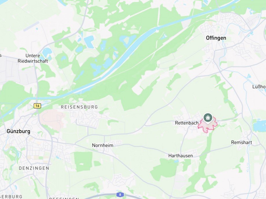 Karte Wohngrundst�ck Rettenbach