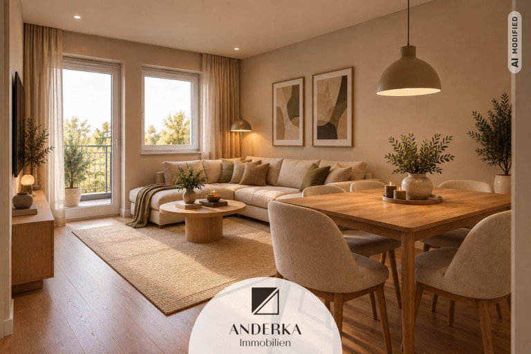  Haunsheim Etagenwohnung Adler Areal: 2-Zimmer-Wohnung mit Loggia - provisionsfrei!