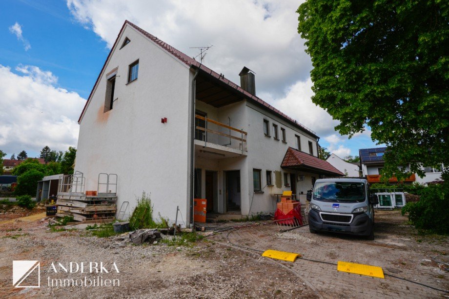Au�enansicht aktuell Dachgeschosswohnung Haunsheim