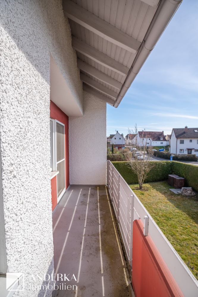 Balkon Doppelhaush�lfte G�nzburg