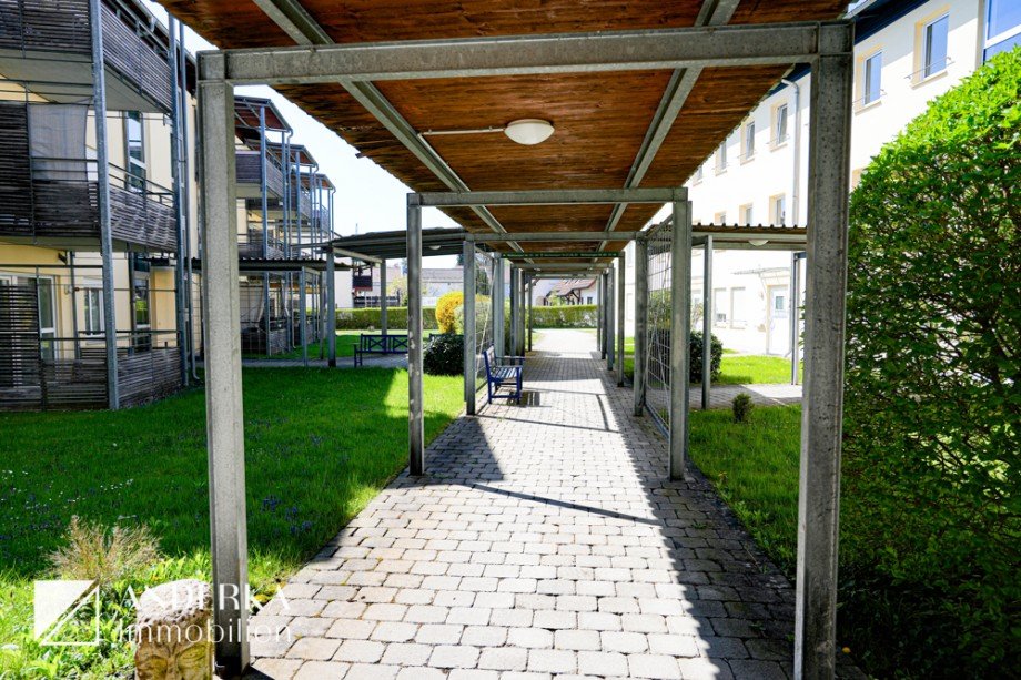 Gemeinschaftlicher Au�enbreich Etagenwohnung G�nzburg