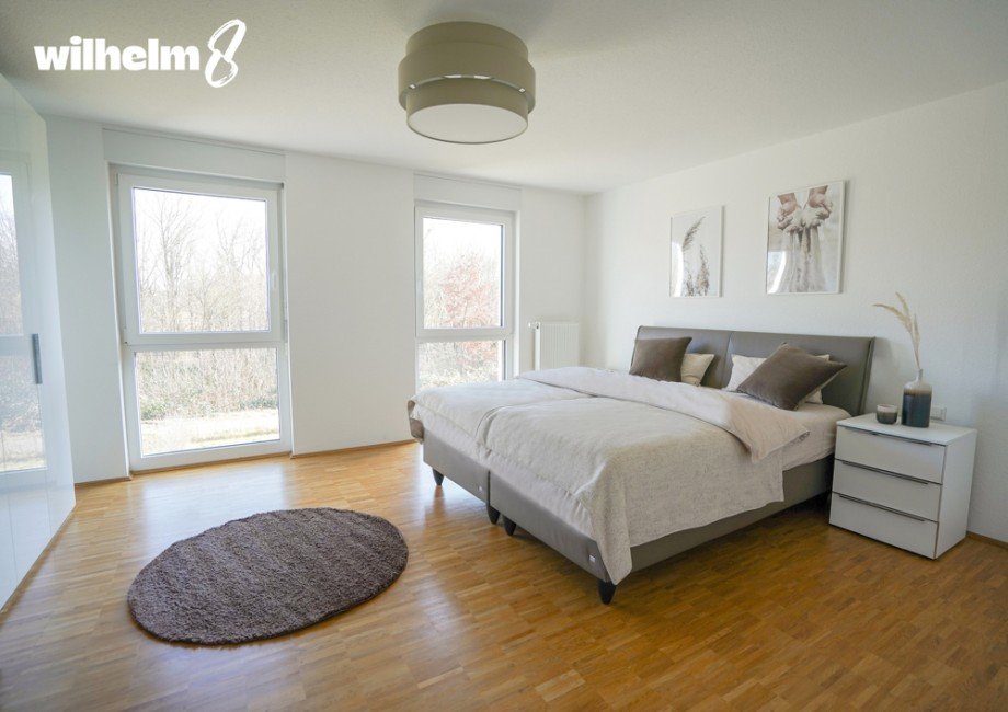 Beispiel Schlafen Musterhaus Doppelhaush�lfte Gundelfingen an der Donau