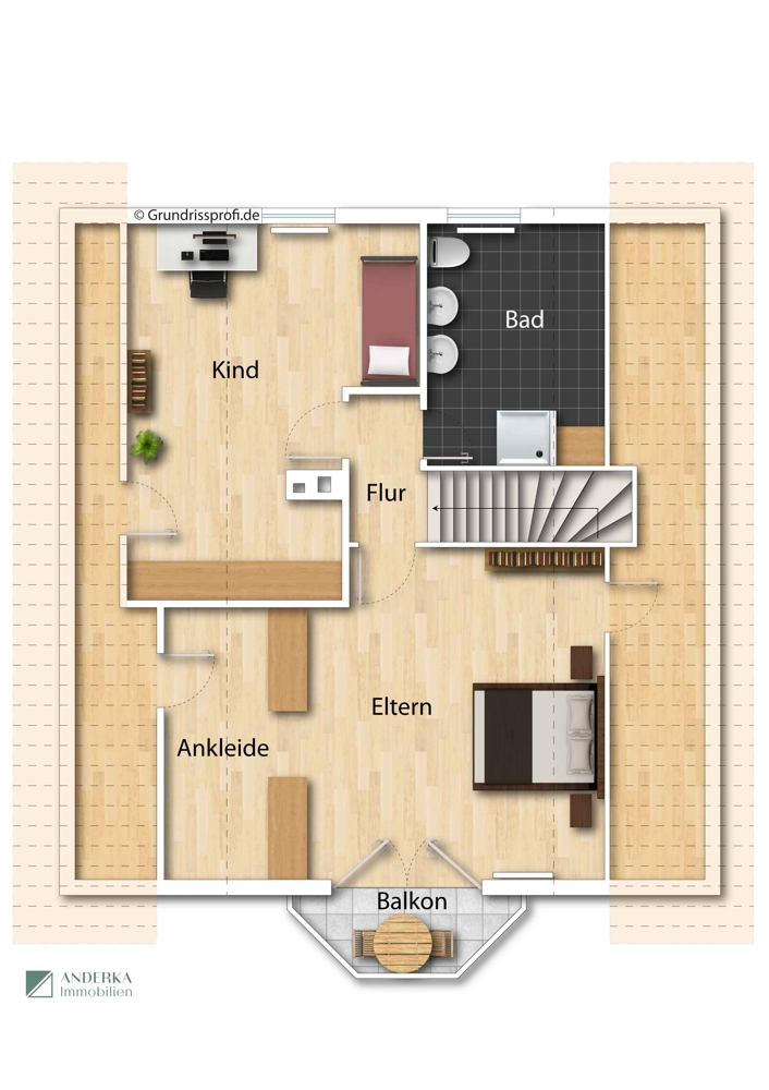 Dachgeschoss Einfamilienhaus Bubesheim