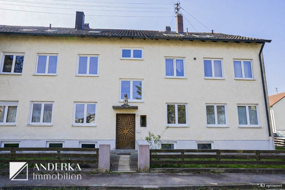 Hausansicht Dachgeschosswohnung G�nzburg