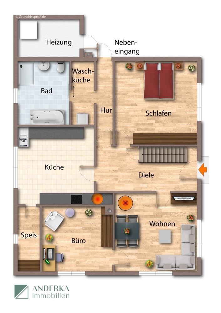Erdgeschoss Einfamilienhaus G�nzburg / Riedhausen bei G�nzburg