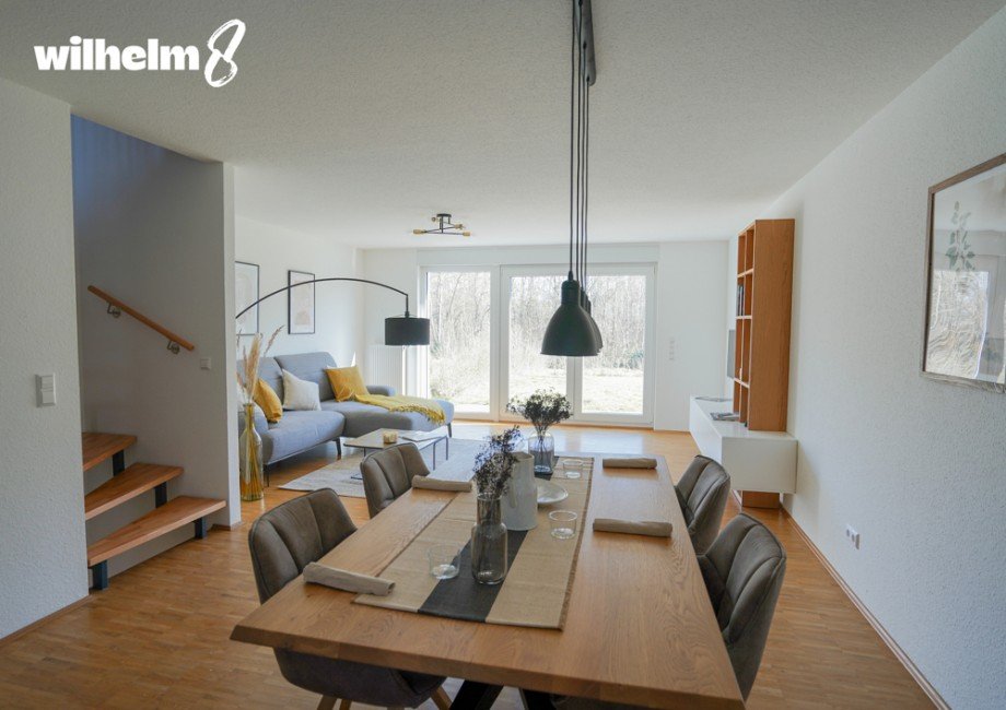 Beispiel Essen/Wohnen Musterhaus Doppelhaush�lfte Gundelfingen an der Donau