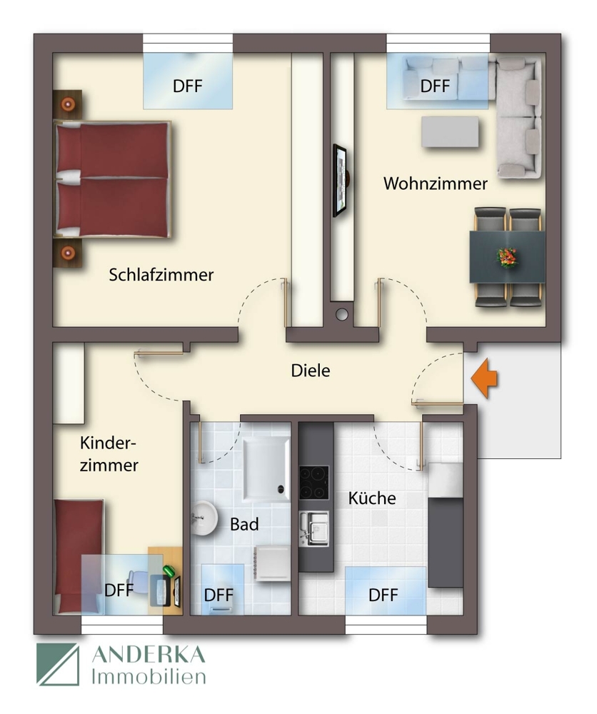  Dachgeschosswohnung G�nzburg