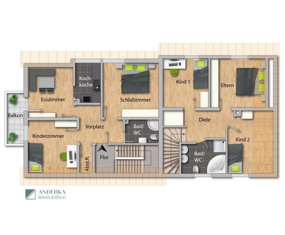 Dachgeschoss/Dachgeschoss Mehrfamilienhaus K�tz / Gro�k�tz