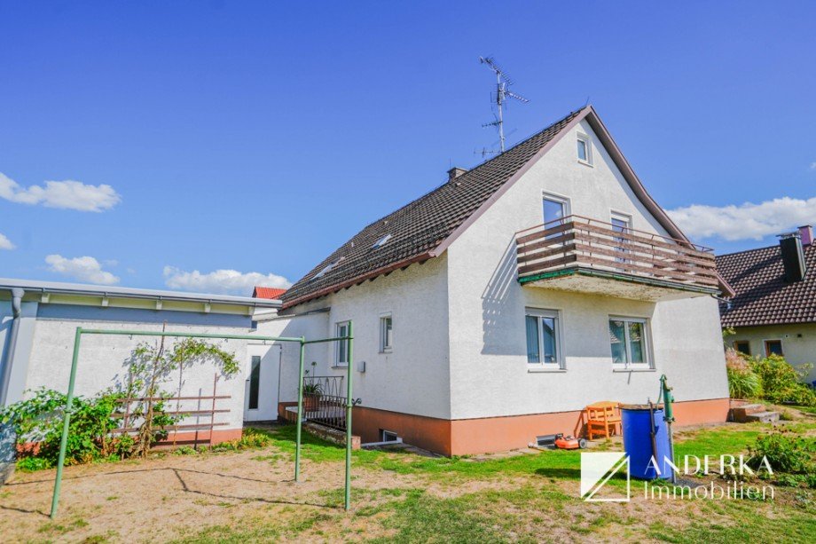 R�ckansicht Einfamilienhaus B�chingen an der Brenz